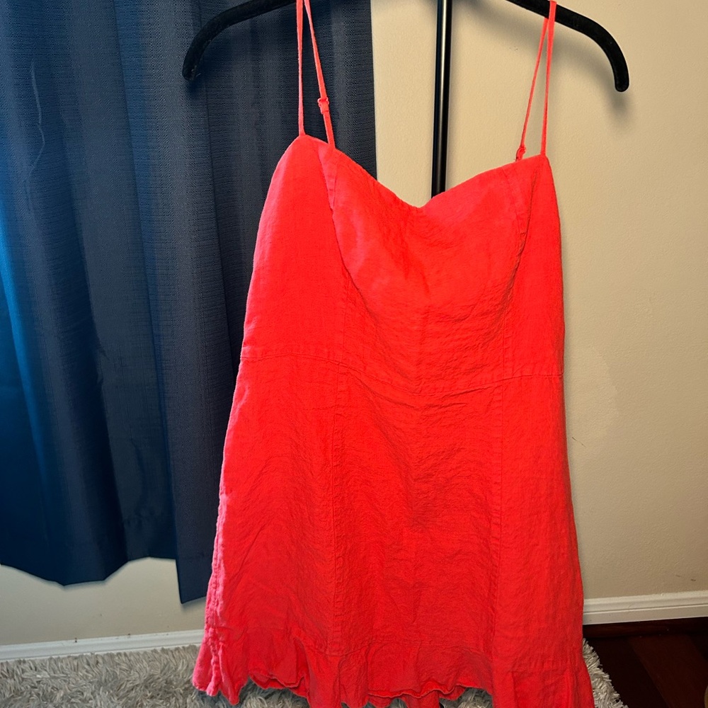 & Other Stories Coral Sleeveless Dress
